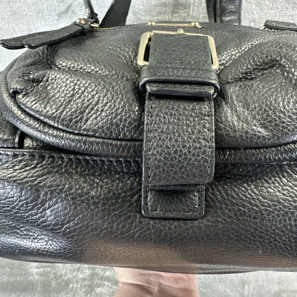 Michael Kors Shoulder Bag Purse Black Leather